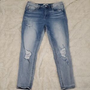 Vigoss Ace Skinny Distressed Jeans 32